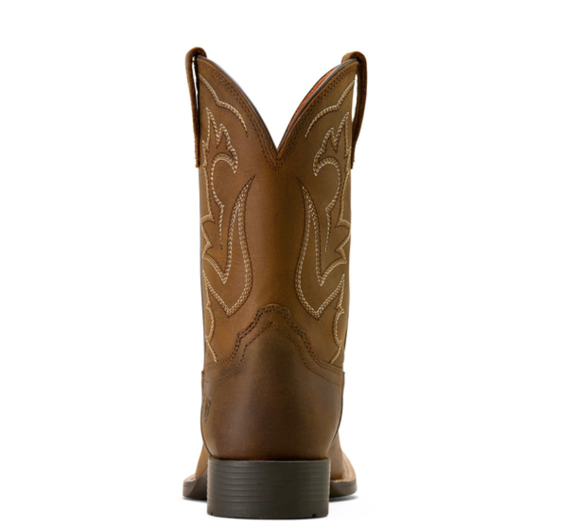 ARIAT BOYS' DEER RIDGE PERFORMANCE WESTERN BOOTS - BROAD SQUARE TOE - 
-10074193