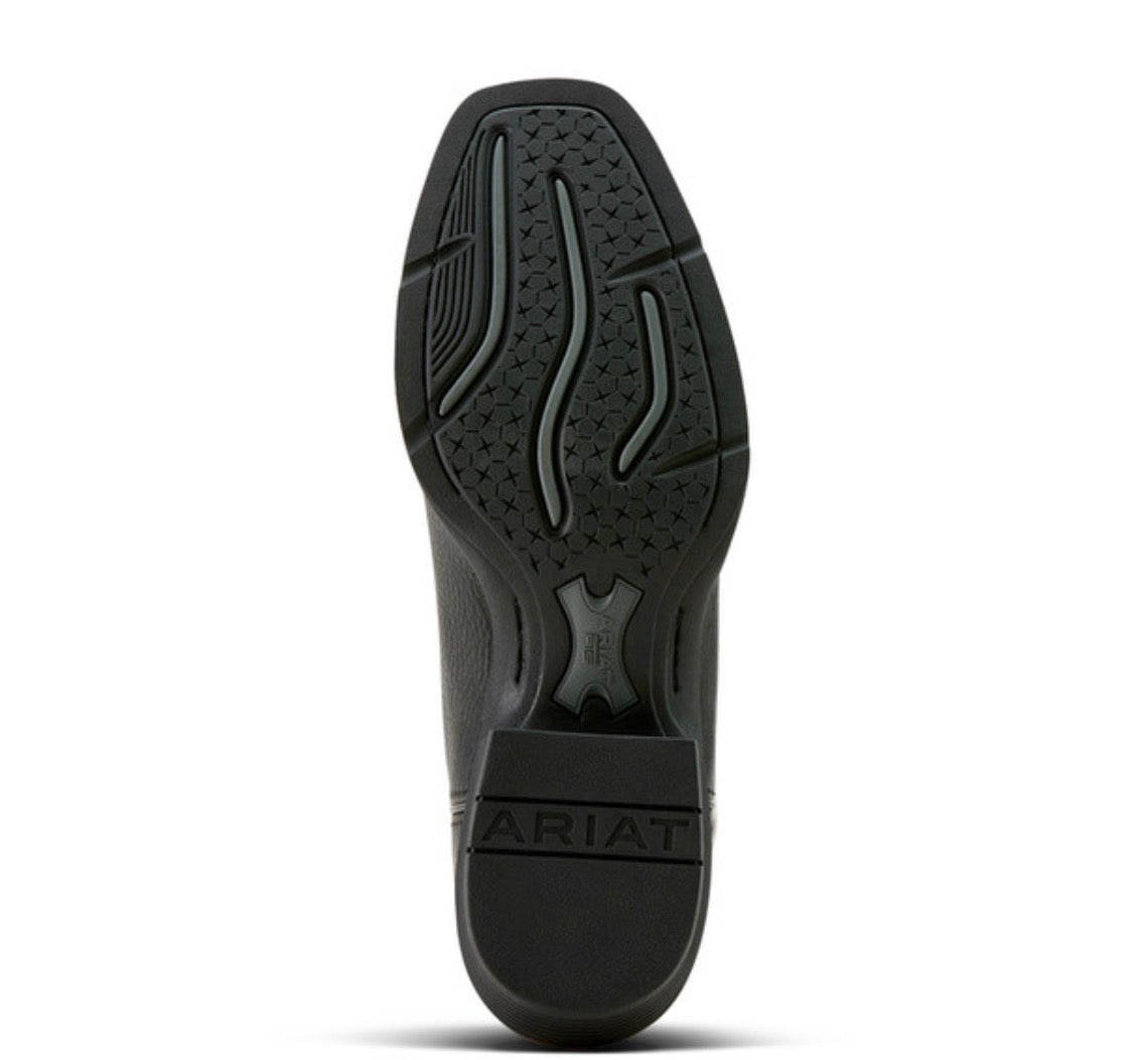 Sport Narrow Cutter Toe Cowboy Boot - Black Deertan - 10063960