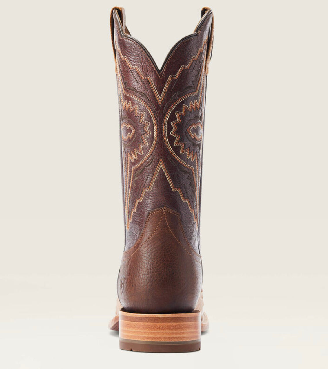 ARIAT “ Broncy “ Antique Saddle Full Quill Ostrich Boots