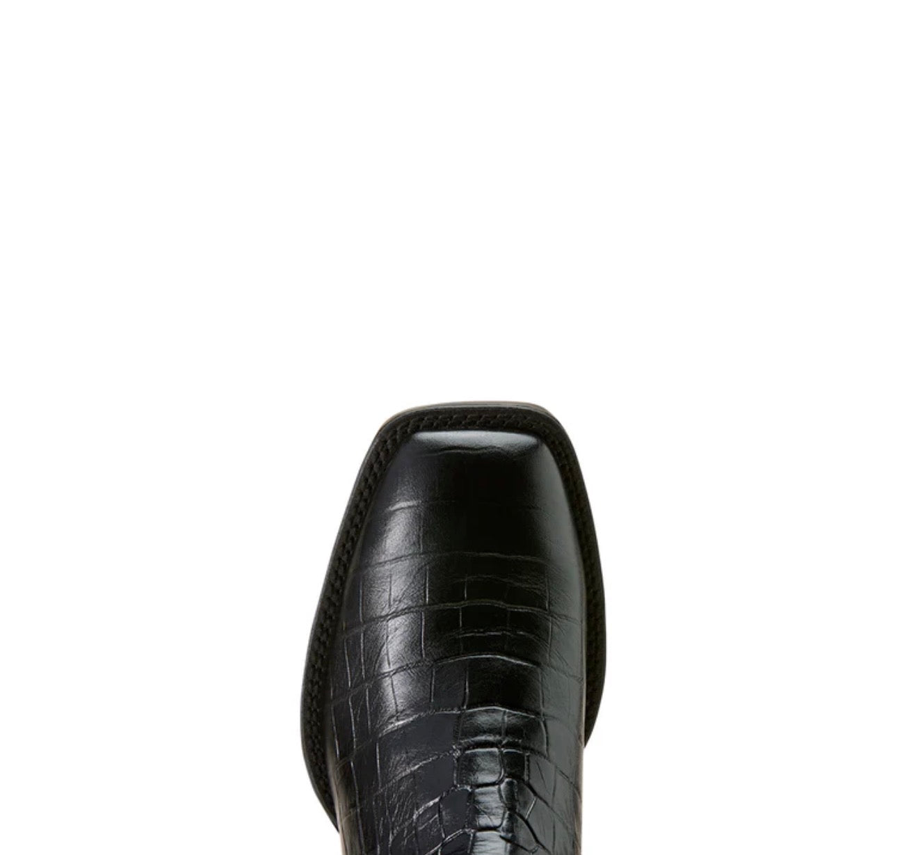 Ariat Black Croc Print Booker Chelsea Wide Square Toe Men's Western Boots -10074163