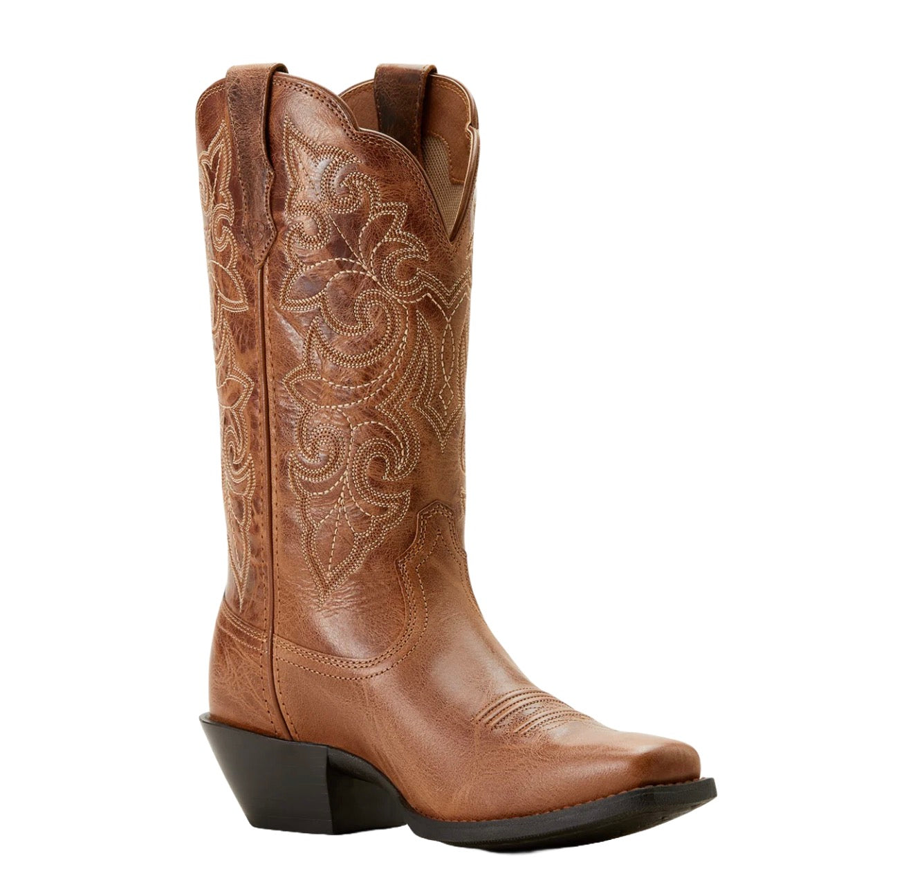 Ariat Ladies Round Up Ready - Russet Brown - Western Boot - 10053733