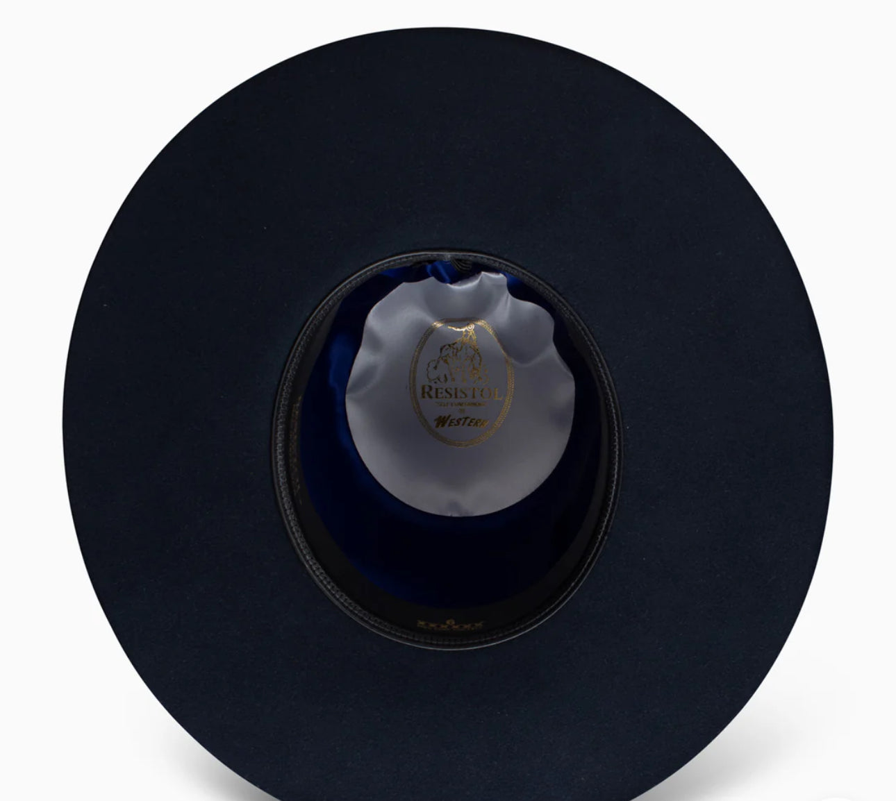 RESISTOL MIDNIGHT 6X NAVY FUR FELT HAT