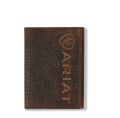 ARIAT TRIFOLD BULL HIDE BROWN - ACCESSORIES WALLET - A3554402