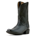 Sport Narrow Cutter Toe Cowboy Boot - Black Deertan - 10063960