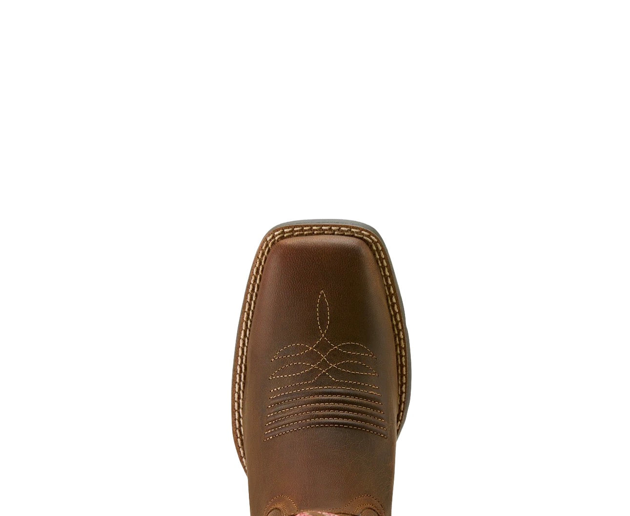 Round Up StretchFit Wide Square Toe Western Boot - Sassy Brown- 10064078
