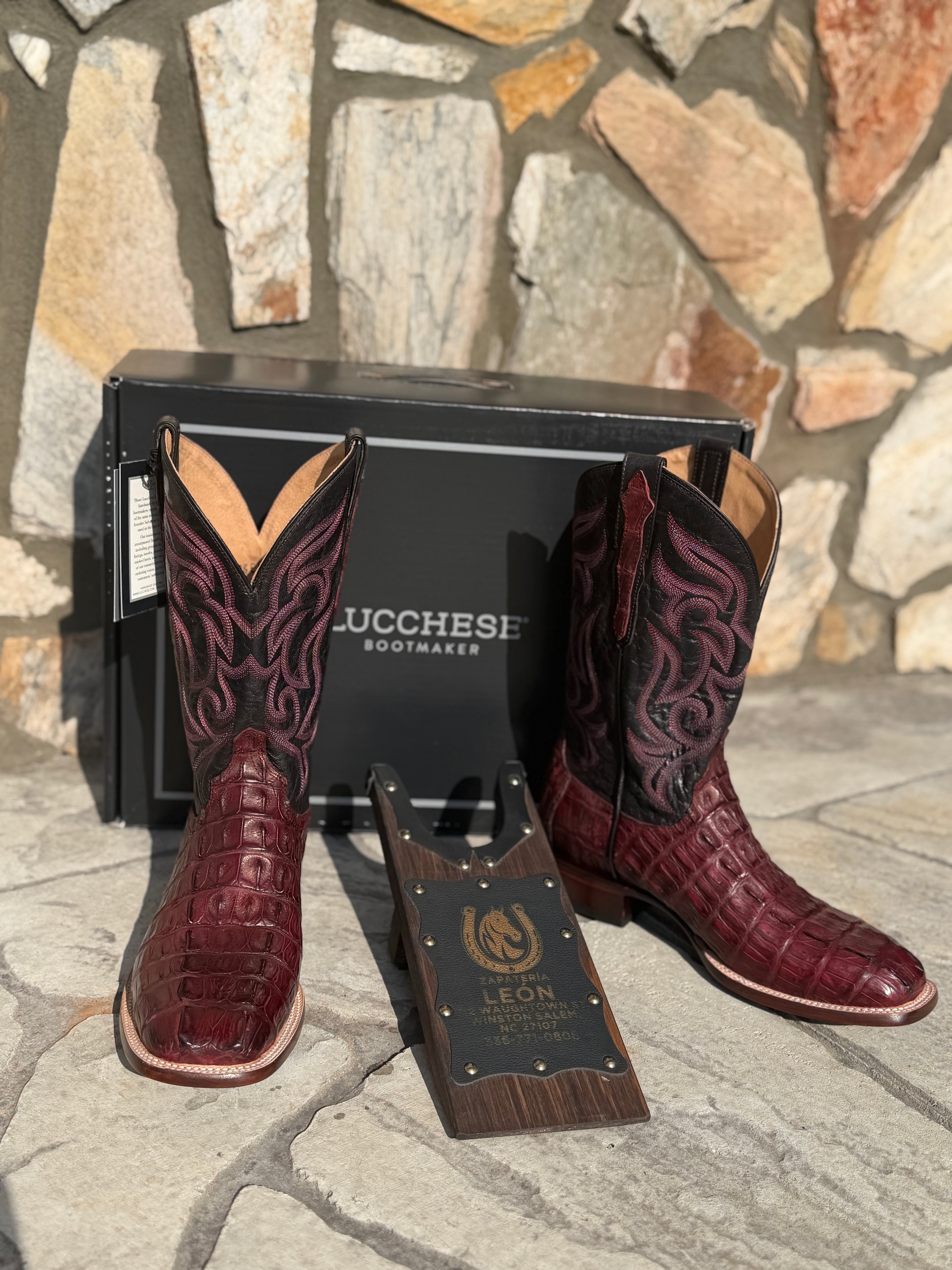 LUCCHESE - HENDRICK - HORN BACK CAIMAN TAIL - M4357.W8