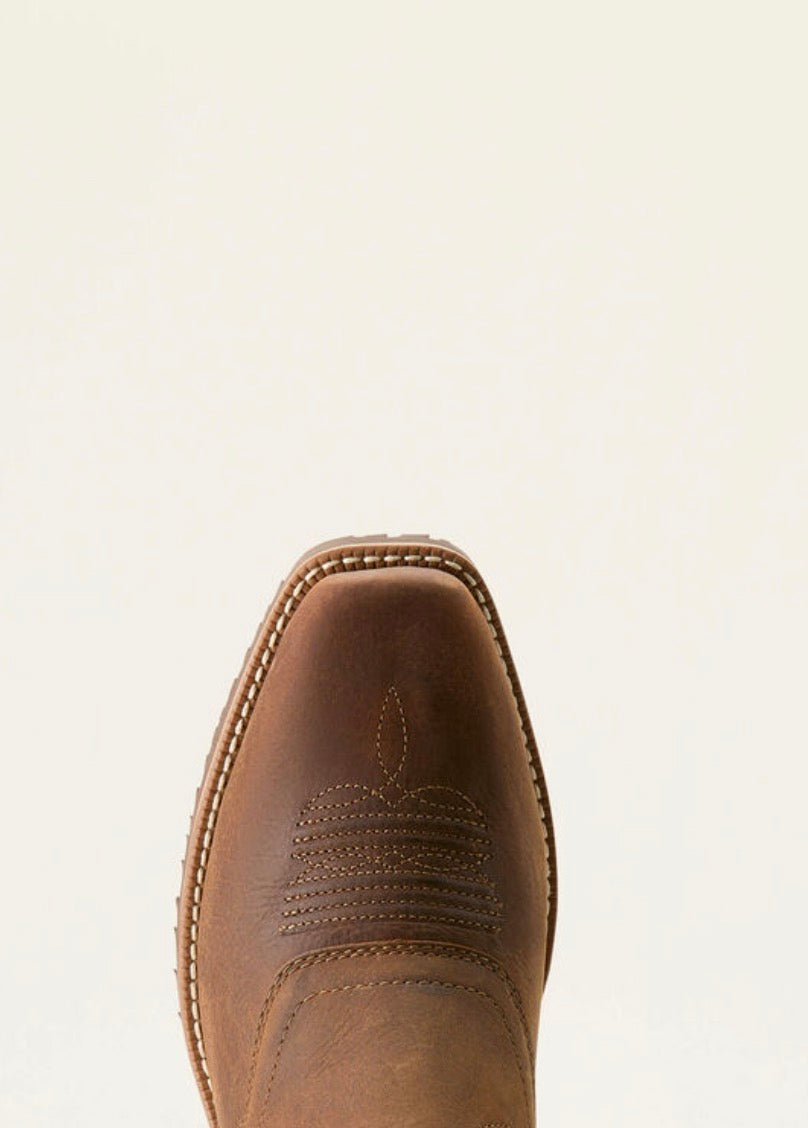 Hybrid Roughstock Square Toe Waterproof Cowboy Boot - Stratus Brown 
-10053577