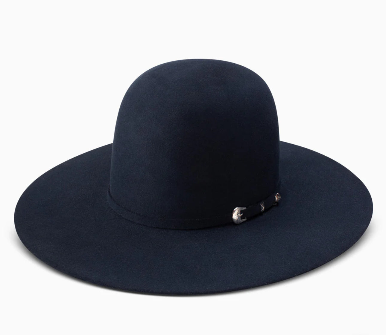 RESISTOL MIDNIGHT 6X NAVY FUR FELT HAT