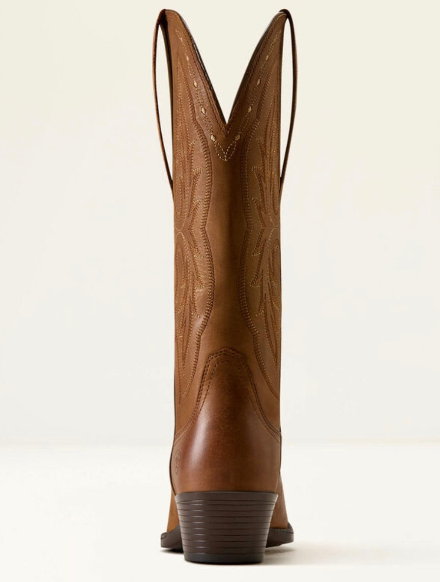 Heritage X Toe Elastic Wide Calf Western Boot -10036047