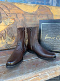 FRANCO CUADRA DEER LEATHER ROUND TOE BOOT - FF420
