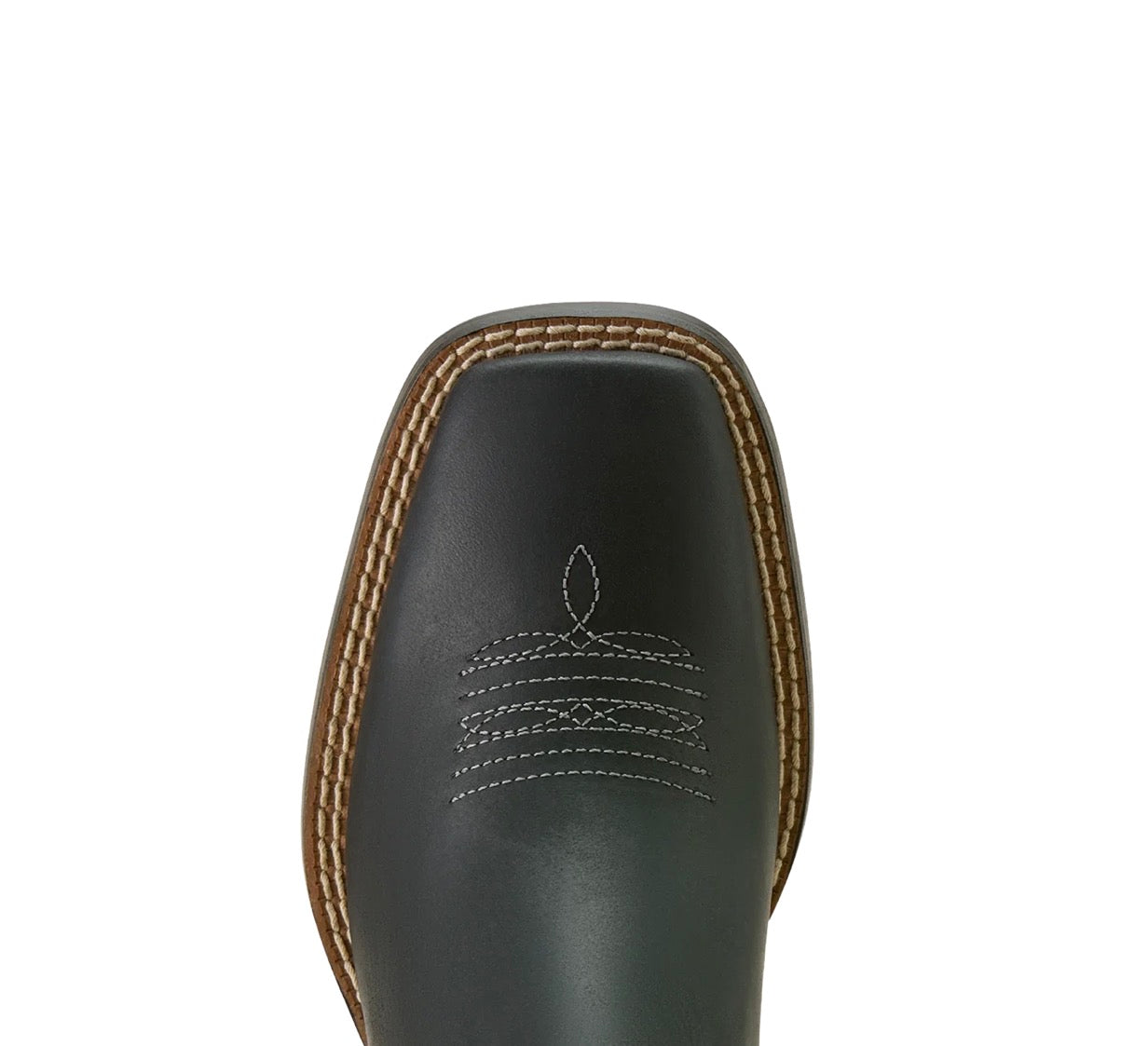 Booker Chelsea Wide Square Toe Western Boot - Tricoen Black - 10063825