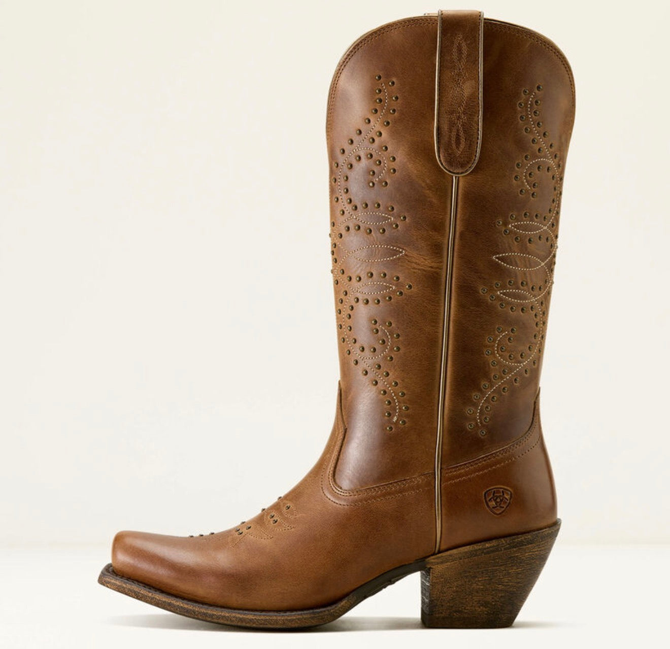 Madison Square Toe Western Boot - Wheat Brown - 10063857
