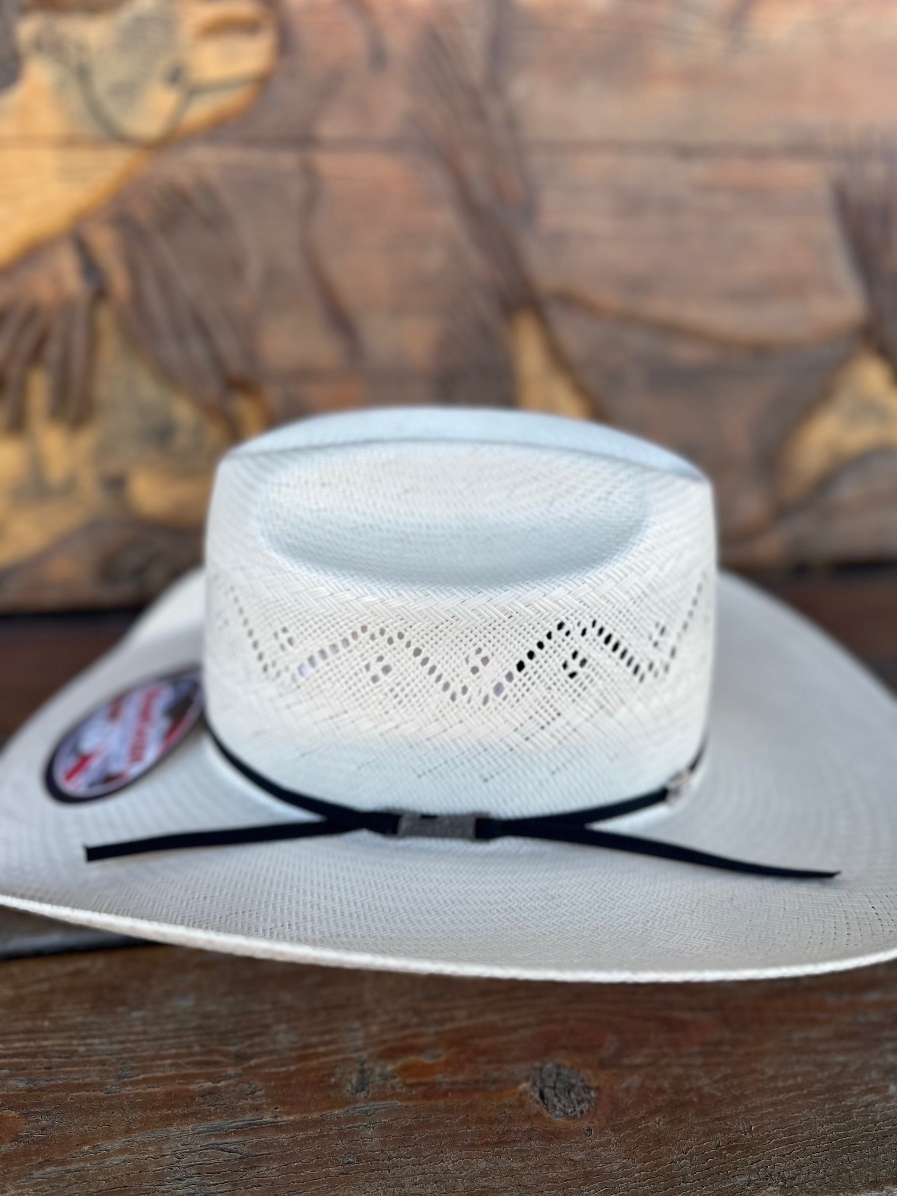 AMERICAN STRAW HAT 7420 PRESHAPED RANCHER/ DRILEX SWEATBAND