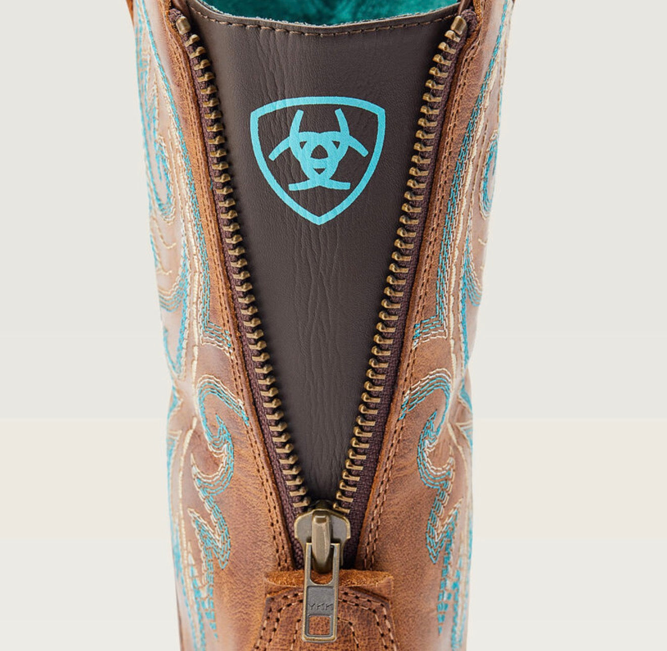 Ariat Women's Round Up Back Zip Western Boot - Desert Sand -10044432