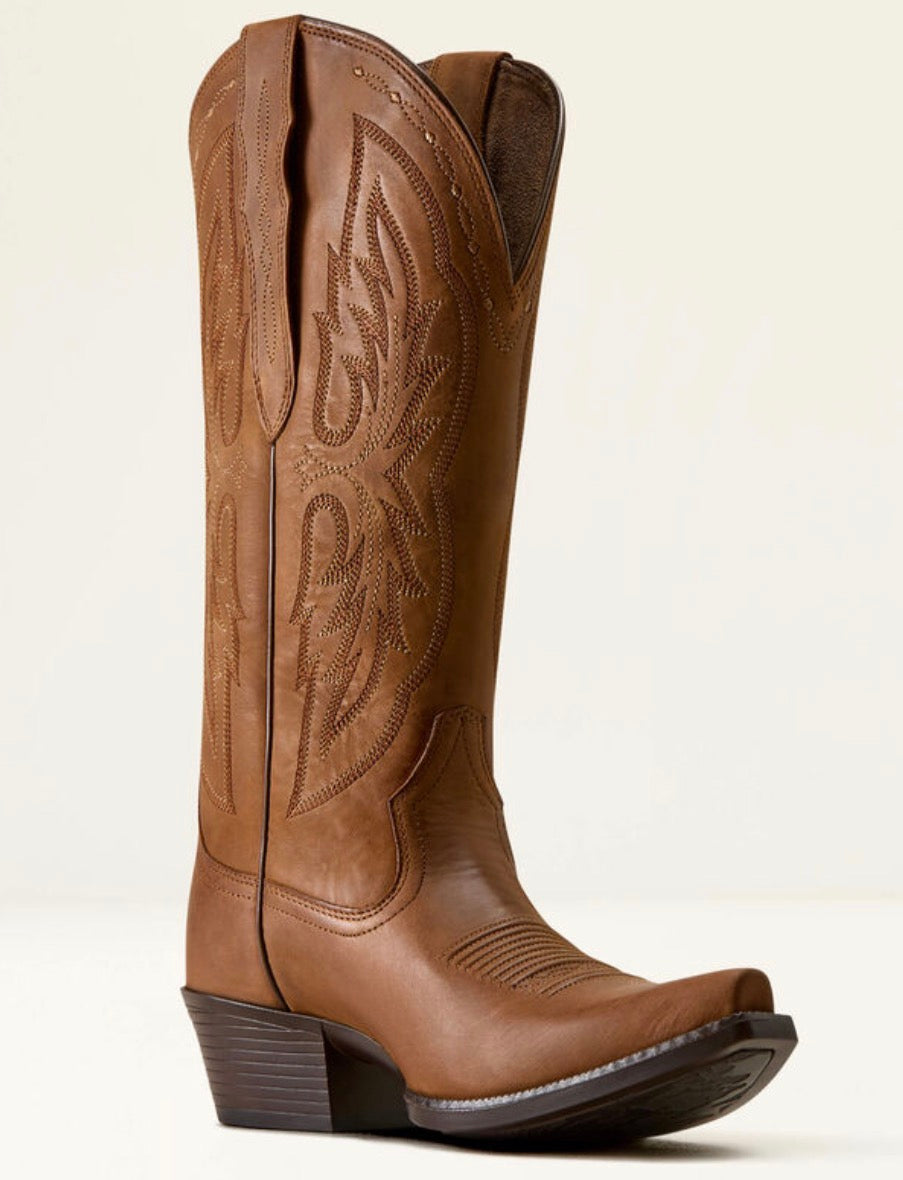 Heritage X Toe Elastic Wide Calf Western Boot -10036047