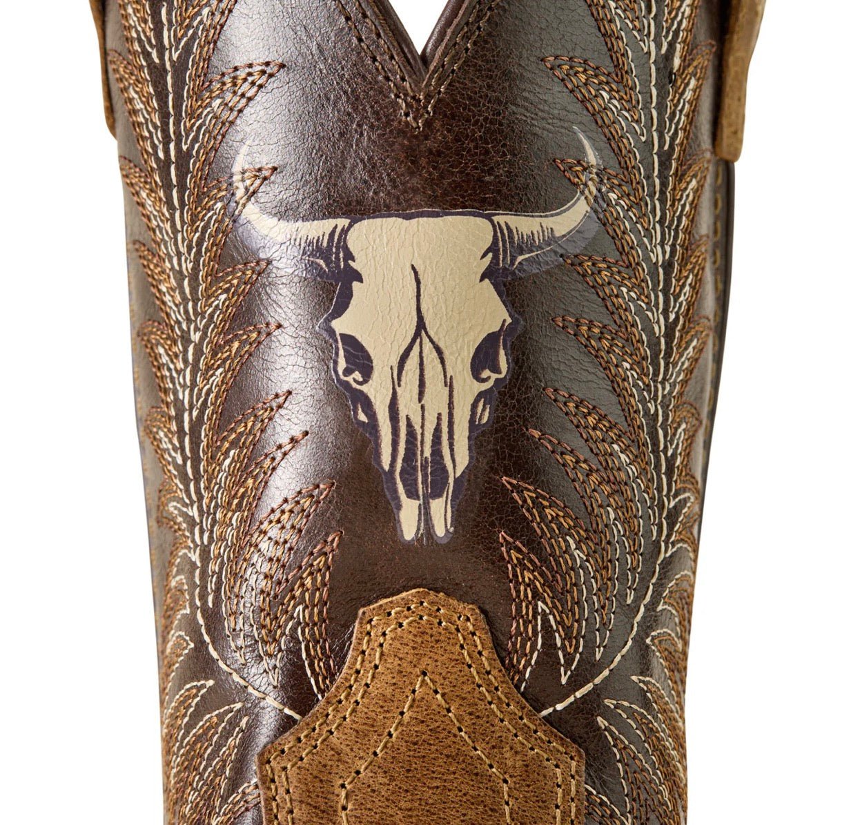 Ariat Stampede Wide Square Toe Western Boot - Desert Brown - 10063827