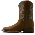 Ariat Tombstone Wide Square Toe Western Boot - Brown Brown - 10063834