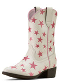 Ariat Youth Palmer R Toe Western Boot - Starlight Blush -10074195