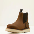 Rebar Wedge Chelsea Waterproof Work Boot - Destressed Brown - 10061116