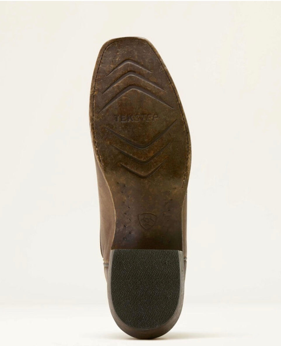 High Stepper Sendero Square Toe Western Boot - Stonewashed Brown - 10064049