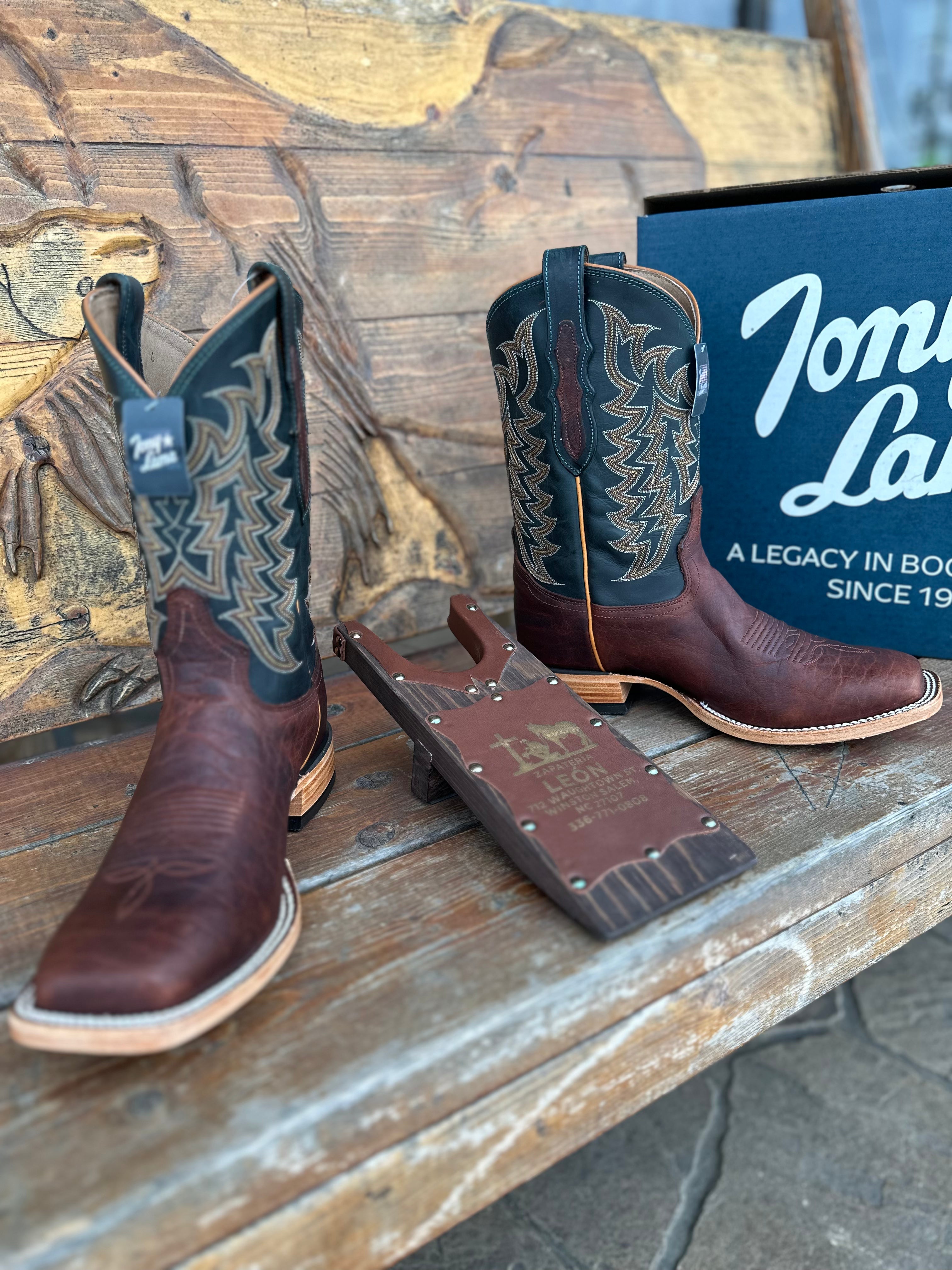 Tony Lama Boots  “Alfredo Brown American Bison” HE6400