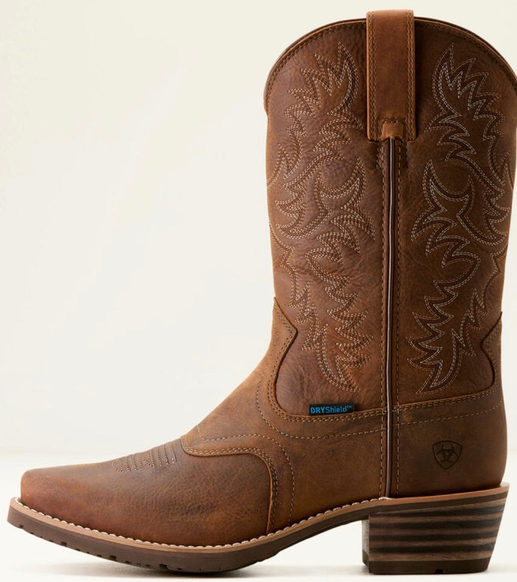 Hybrid Roughstock Square Toe Waterproof Cowboy Boot - Stratus Brown 
-10053577