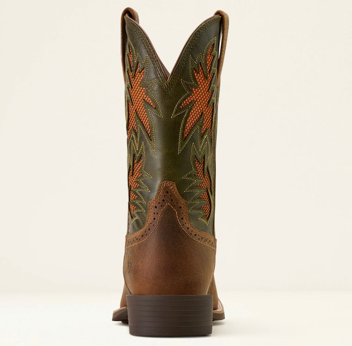 ARIAT MEN'S SPORT COOL VENTTEK WESTERN PERFORMANCE BOOTS BROAD SQUARE TOE -10074161