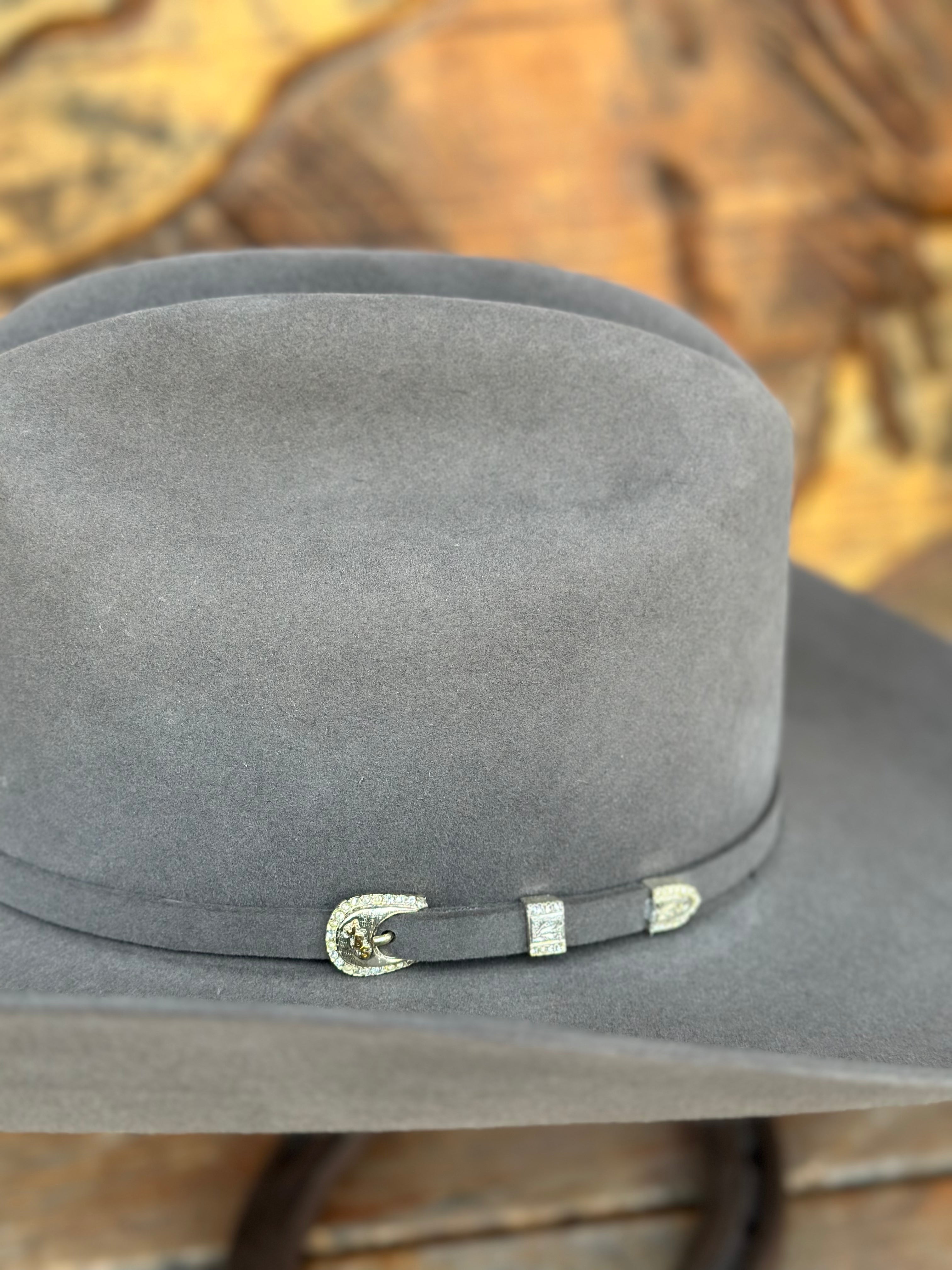 STETSON 10X - CHARCOAL - FUR FELT COWBOY HAT