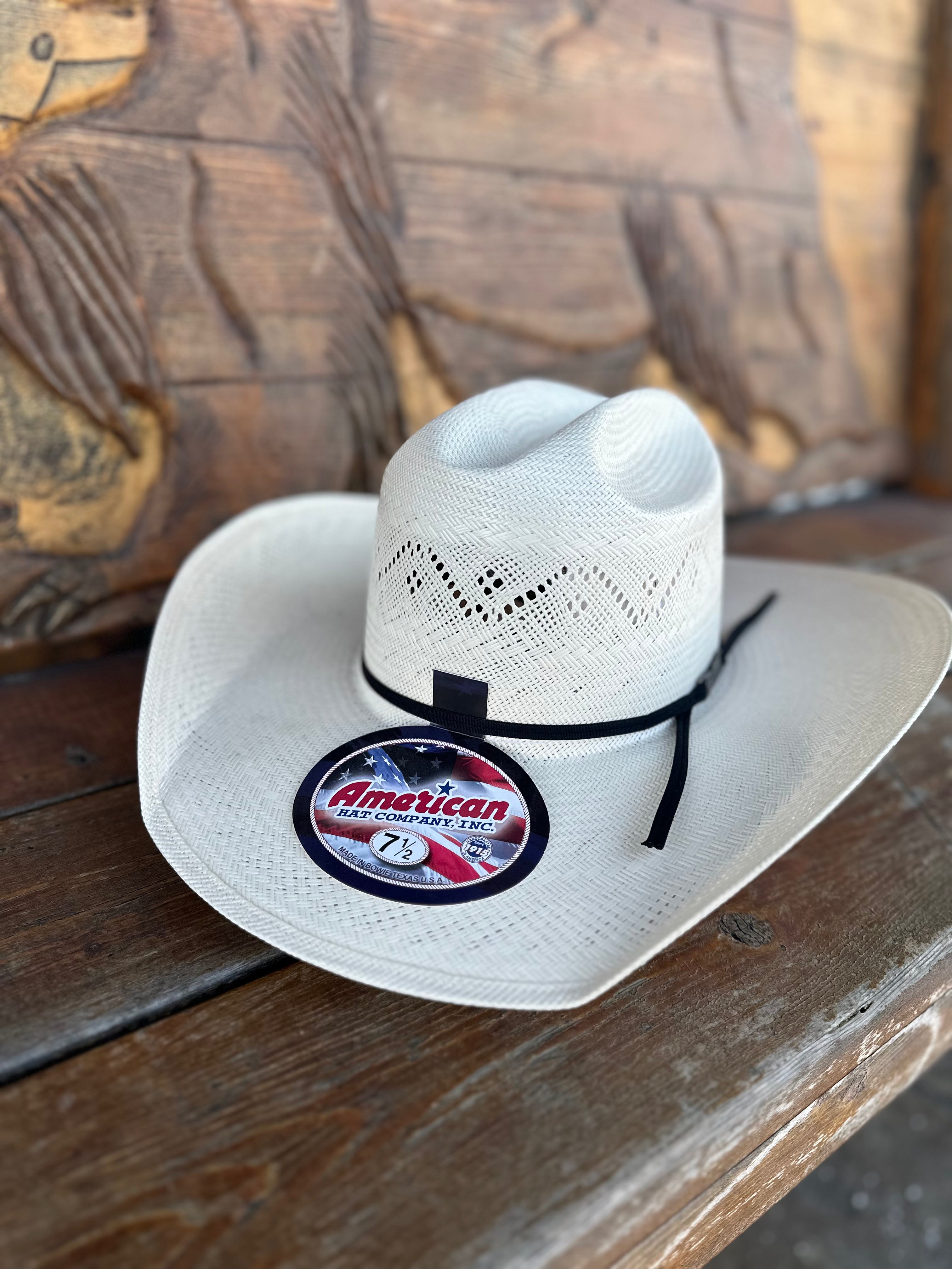 AMERICAN STRAW HAT 7420 PRESHAPED RANCHER/ DRILEX SWEATBAND