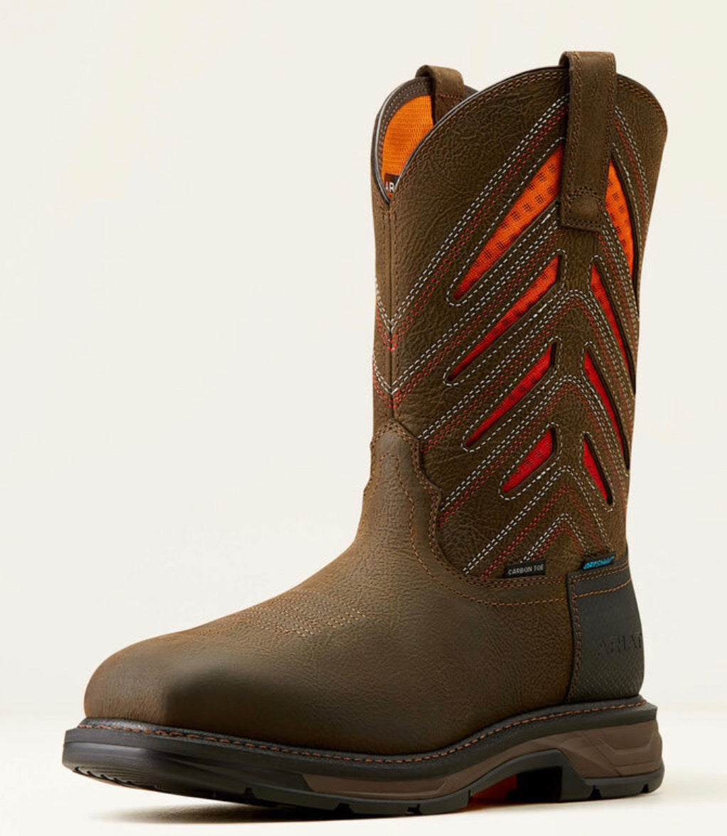 Ariat Mens Workhog XT VentTEK Waterproof Carbon Toe Work Boot -10050835