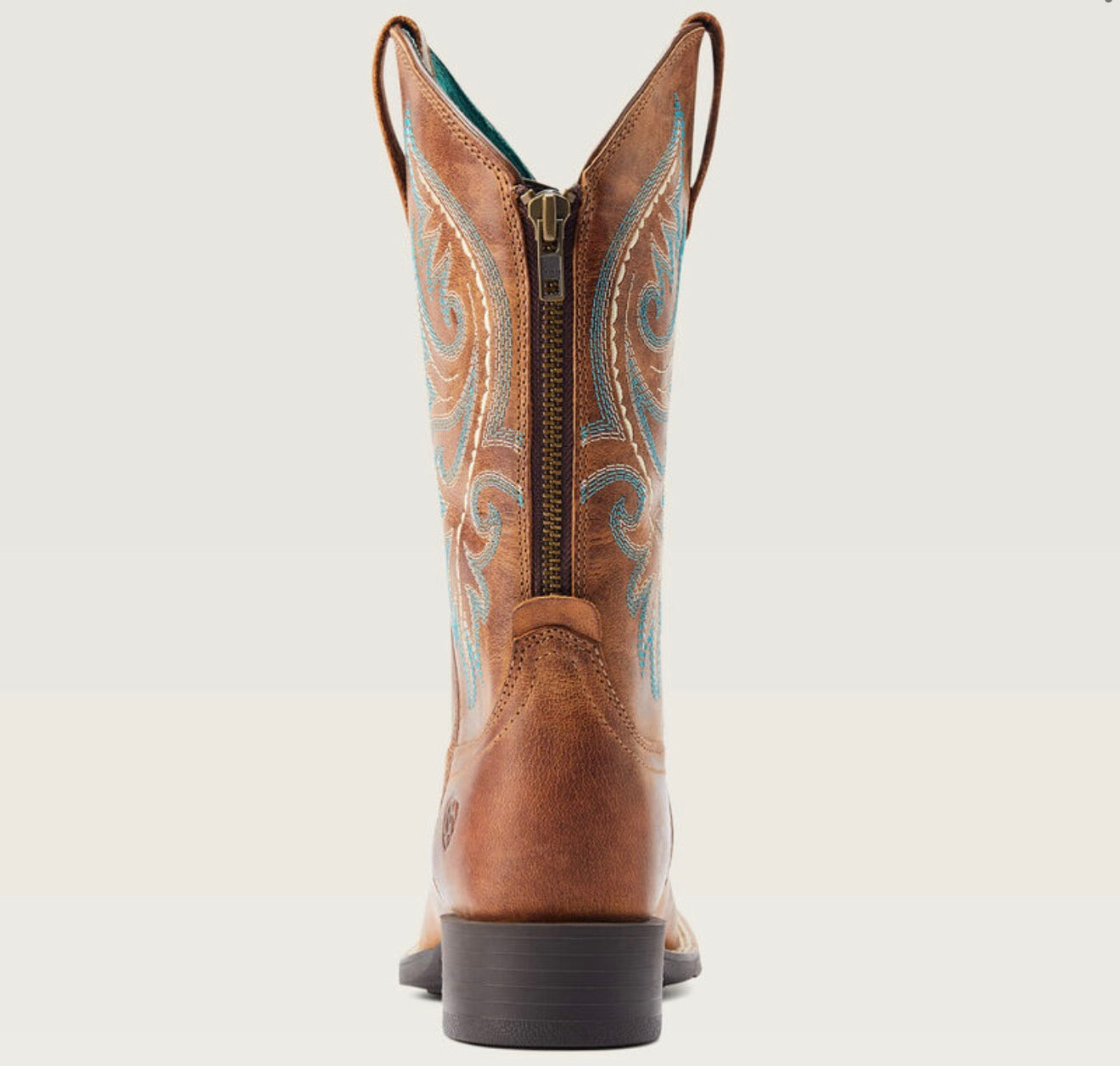 Ariat Women's Round Up Back Zip Western Boot - Desert Sand -10044432