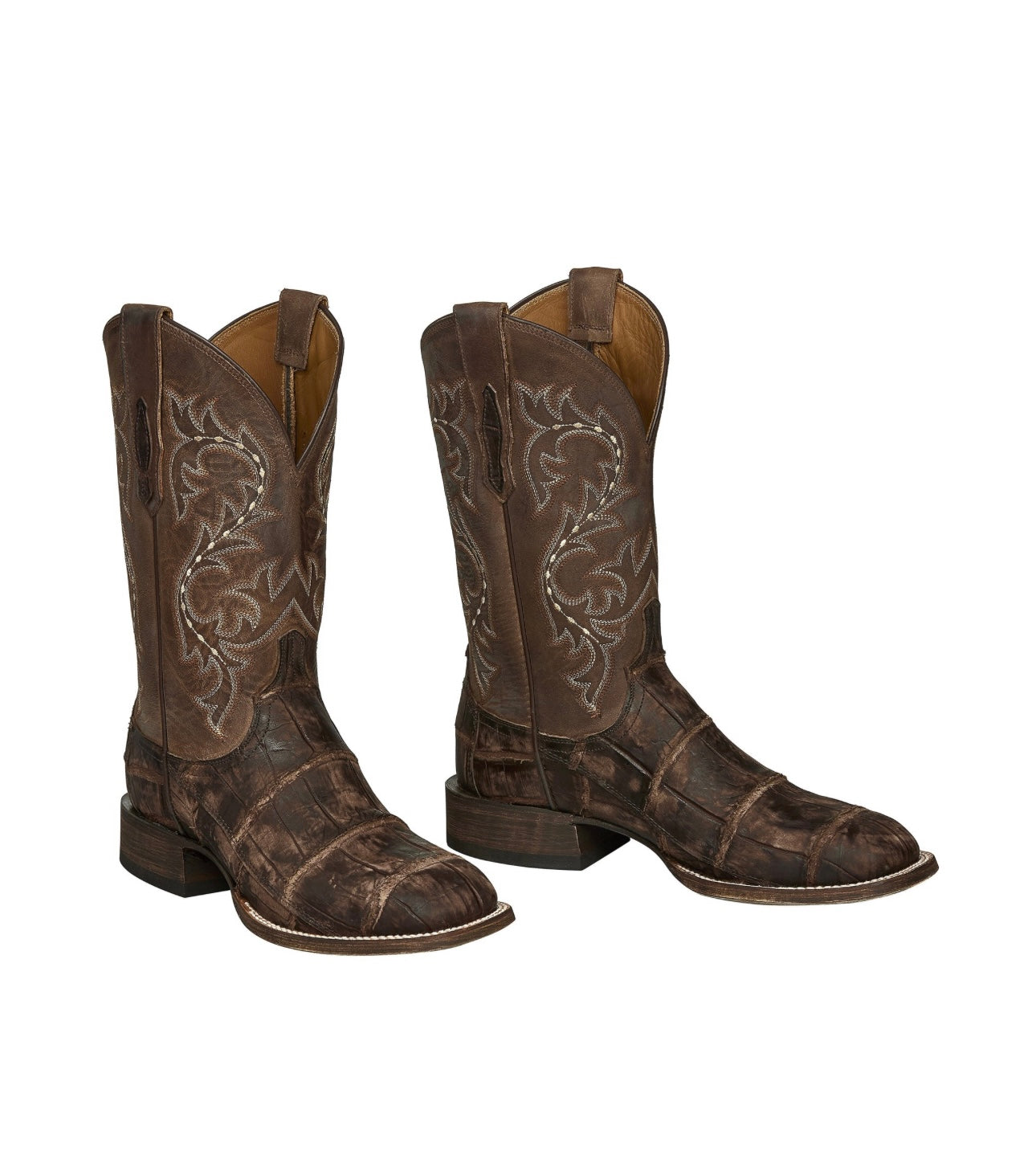 LUCCHESE “Malcolm” Giant Gator Boots