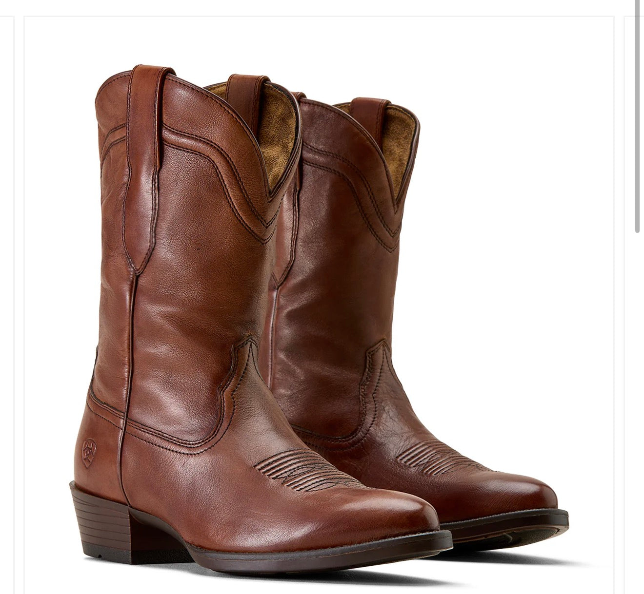 Men's Easton 11" R Toe Western Boots - Honey Bee -10074247