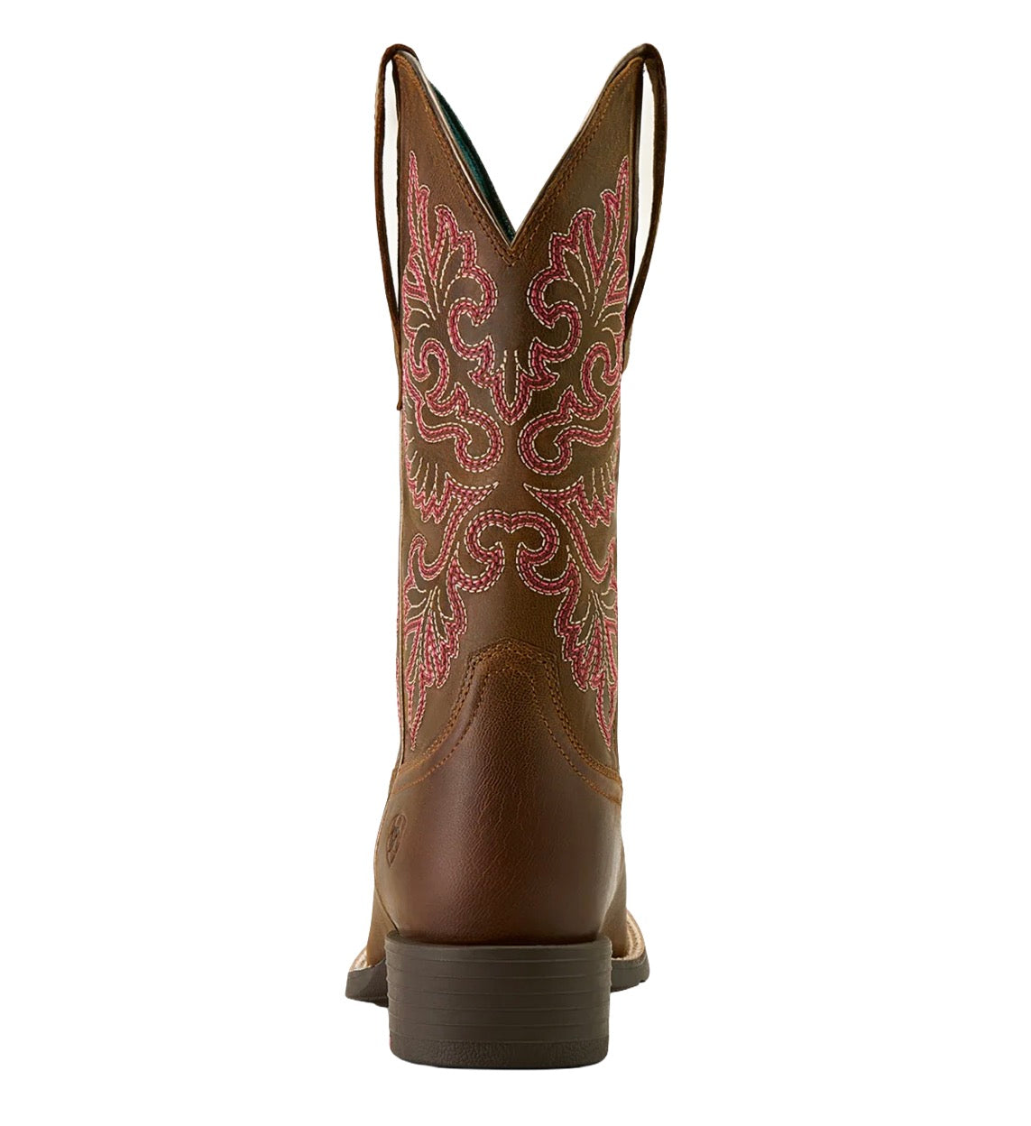 Round Up StretchFit Wide Square Toe Western Boot - Sassy Brown- 10064078