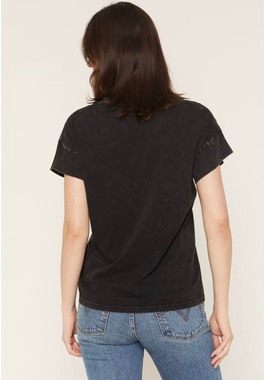 ROCK & ROLL DENIM WOMEN'S LET'S RIDE SHORT SLEEVE GRAPHIC TEE - BW21T08427