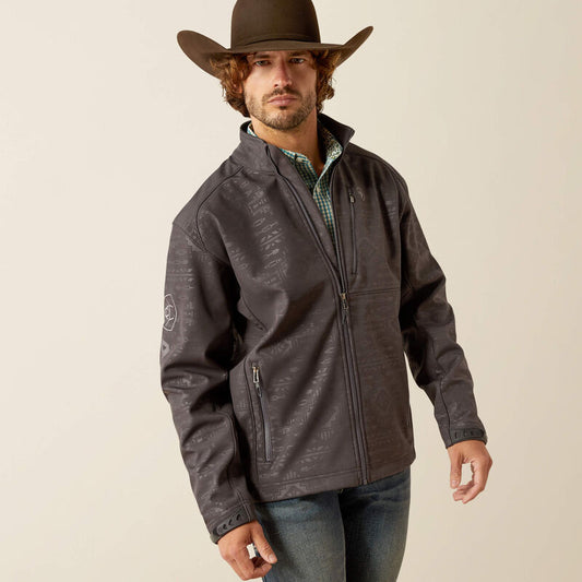 Ariat Logo 2.0 Softshell Jacket - Phantom Embossed 10058158