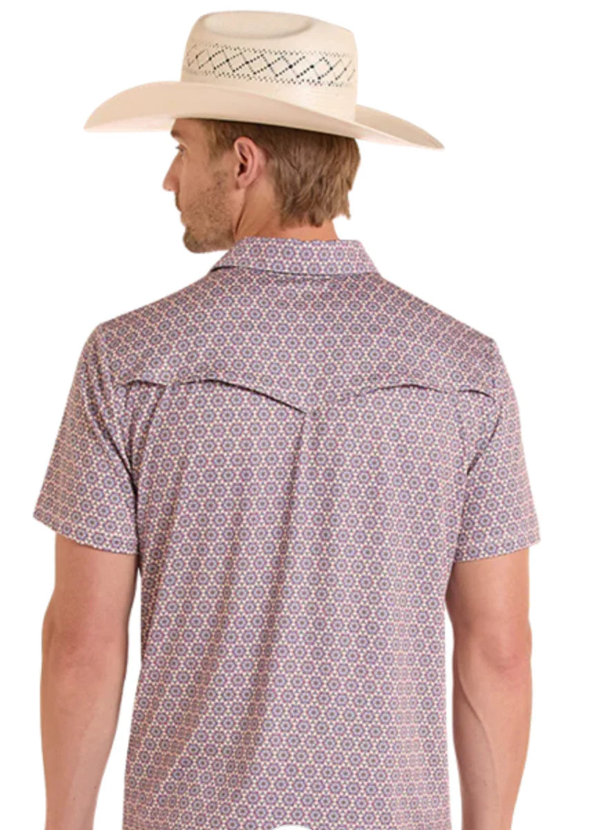 Men’s Rock&Roll Pearl Snap Polo BM51T09055
