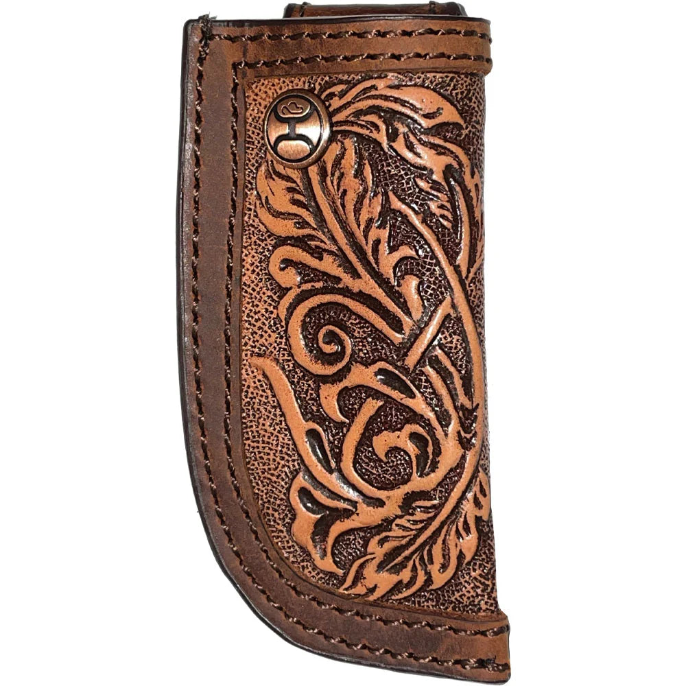 Hooey Hand-Tooled Knife Sheath