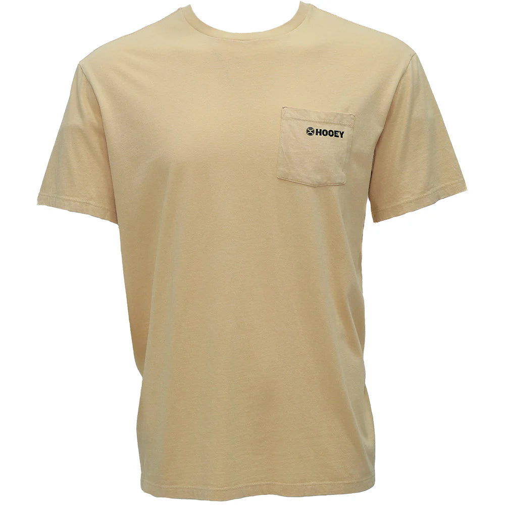 "ZENITH" TAN W/AZTEC HOOEY LOGO T-SHIRT - HT1682TN