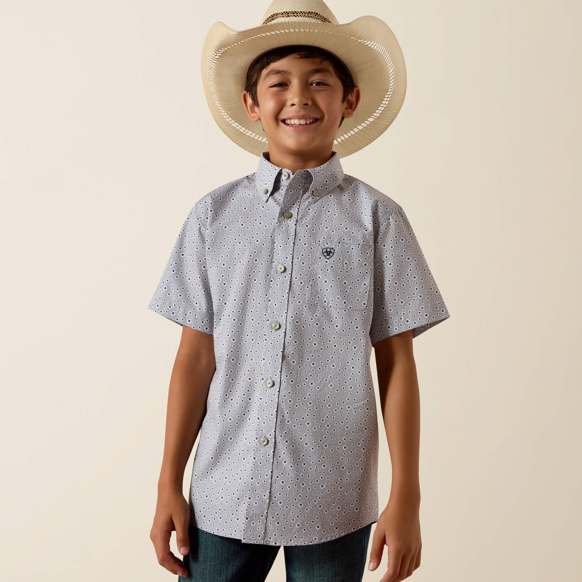 Ariat Bosco Boys Short Sleeve Shirt - 10073676