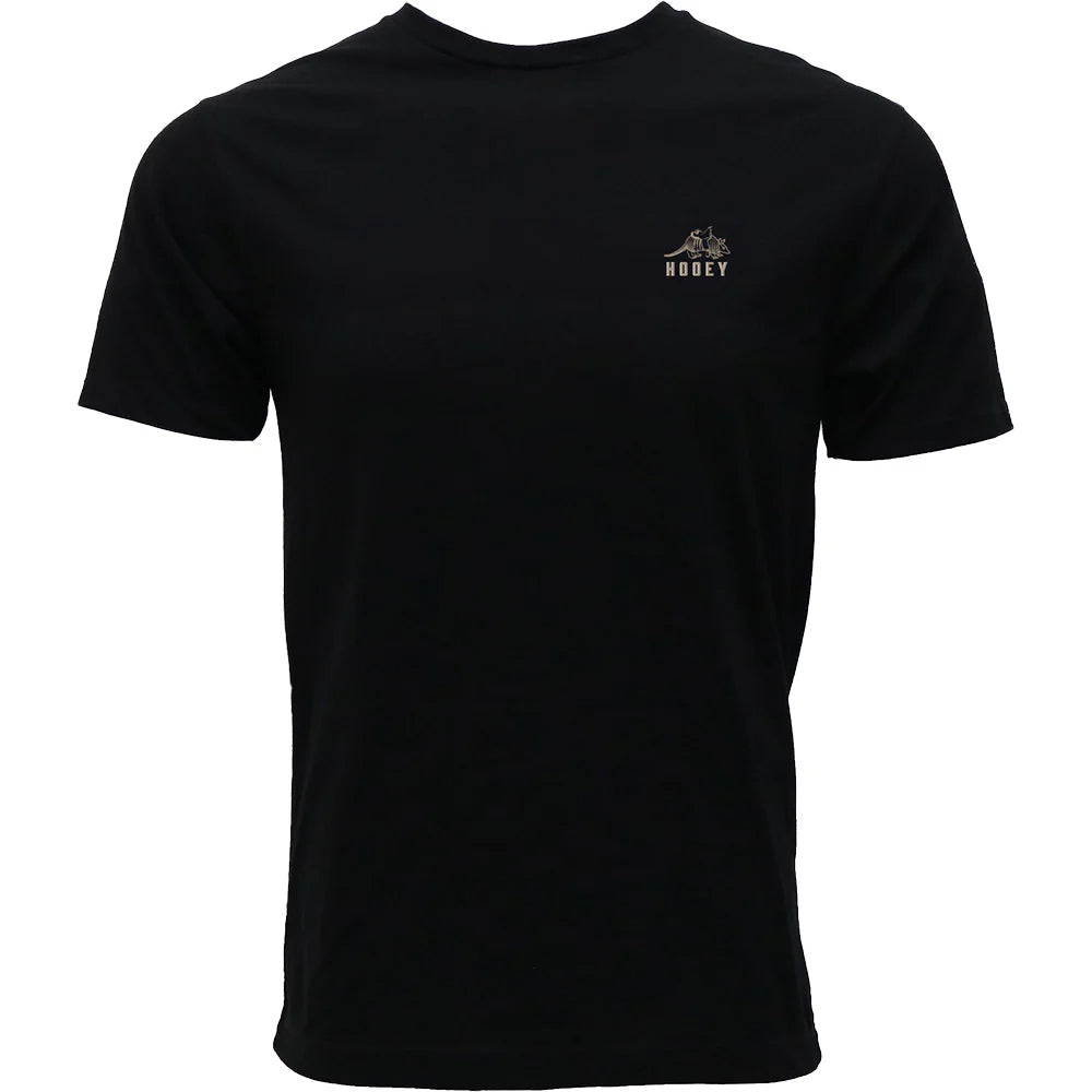 HOOEY
"DESERT DILLO" BLACK T-SHIRT-HT1889BK