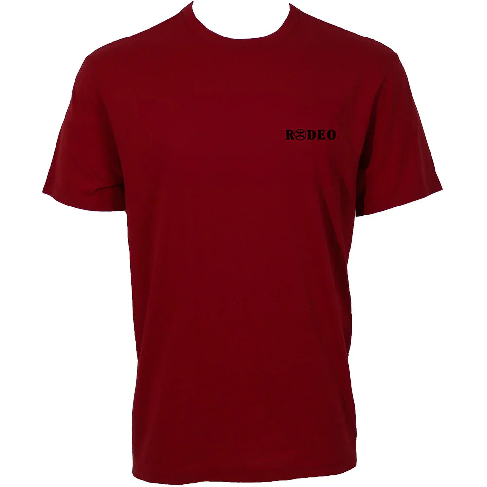 "RODEO ROUND UP" RED HOOEY T-SHIRT - HT2609RD