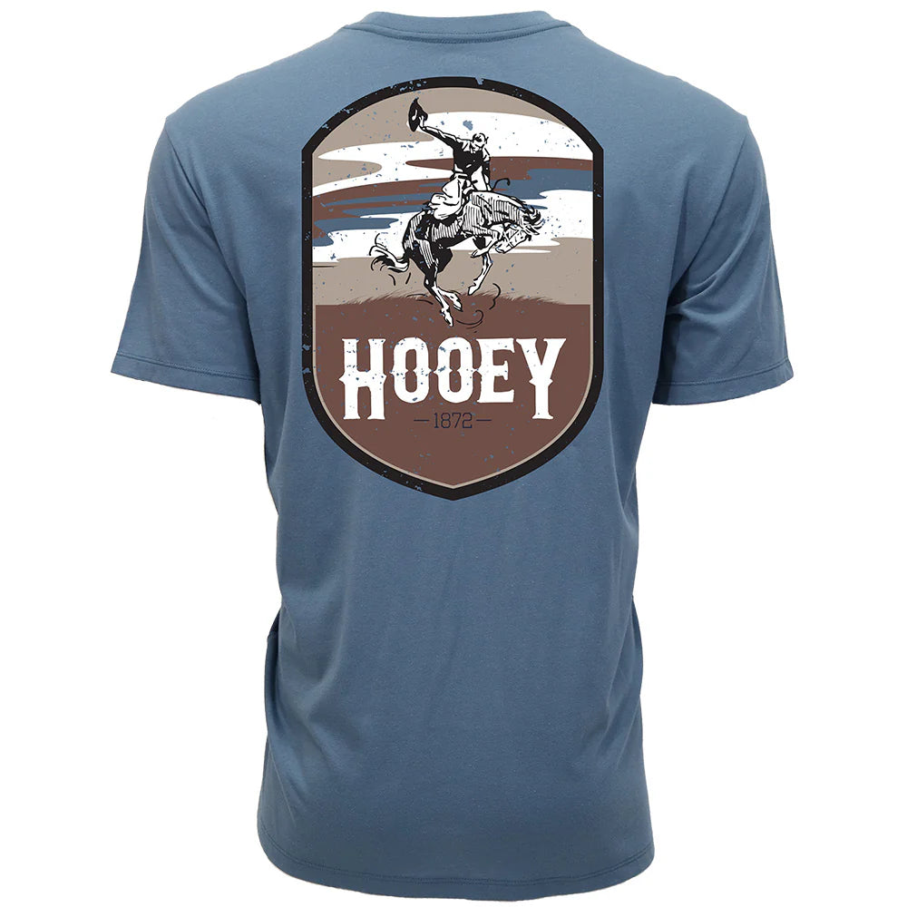 "CHEYENNE" DARK DENIM BLUE HOOEY T-SHIRT - HT2607DKDE