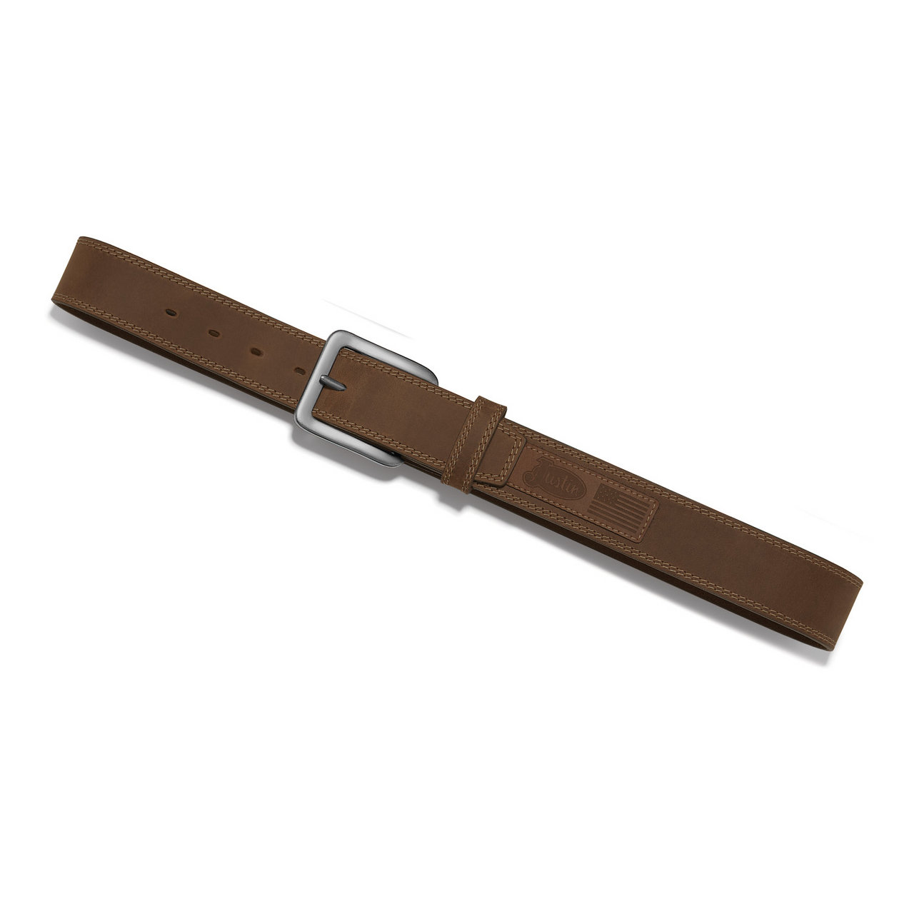 JUSTIN BROWN LEATHER HERITAGE BELT - ACCESSORIES BELT MEN - C14225