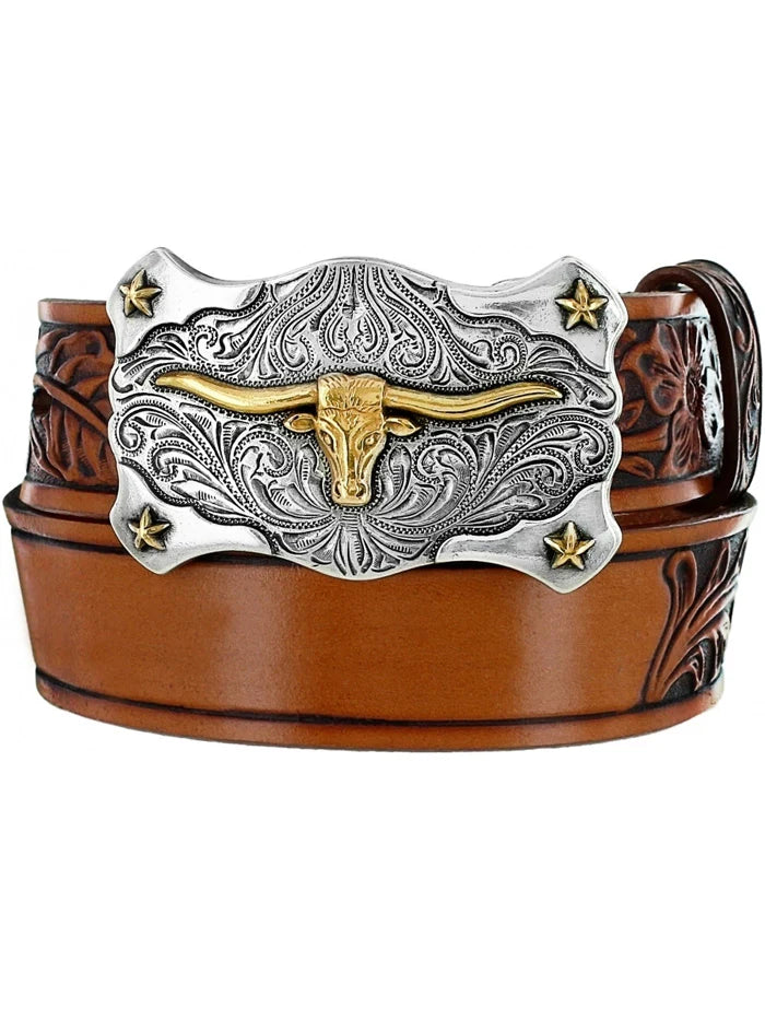 Tony Lama Boys LIL TEX Leather Belt-C60094