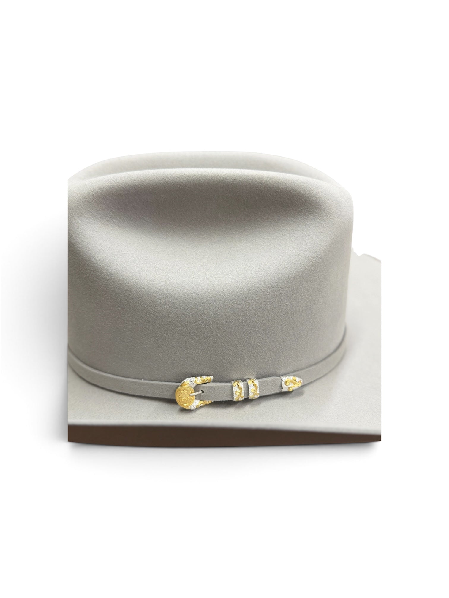 STETSON - EL PRESIDENTE 100x MIS GREY FUR FELT COWBOY HAT