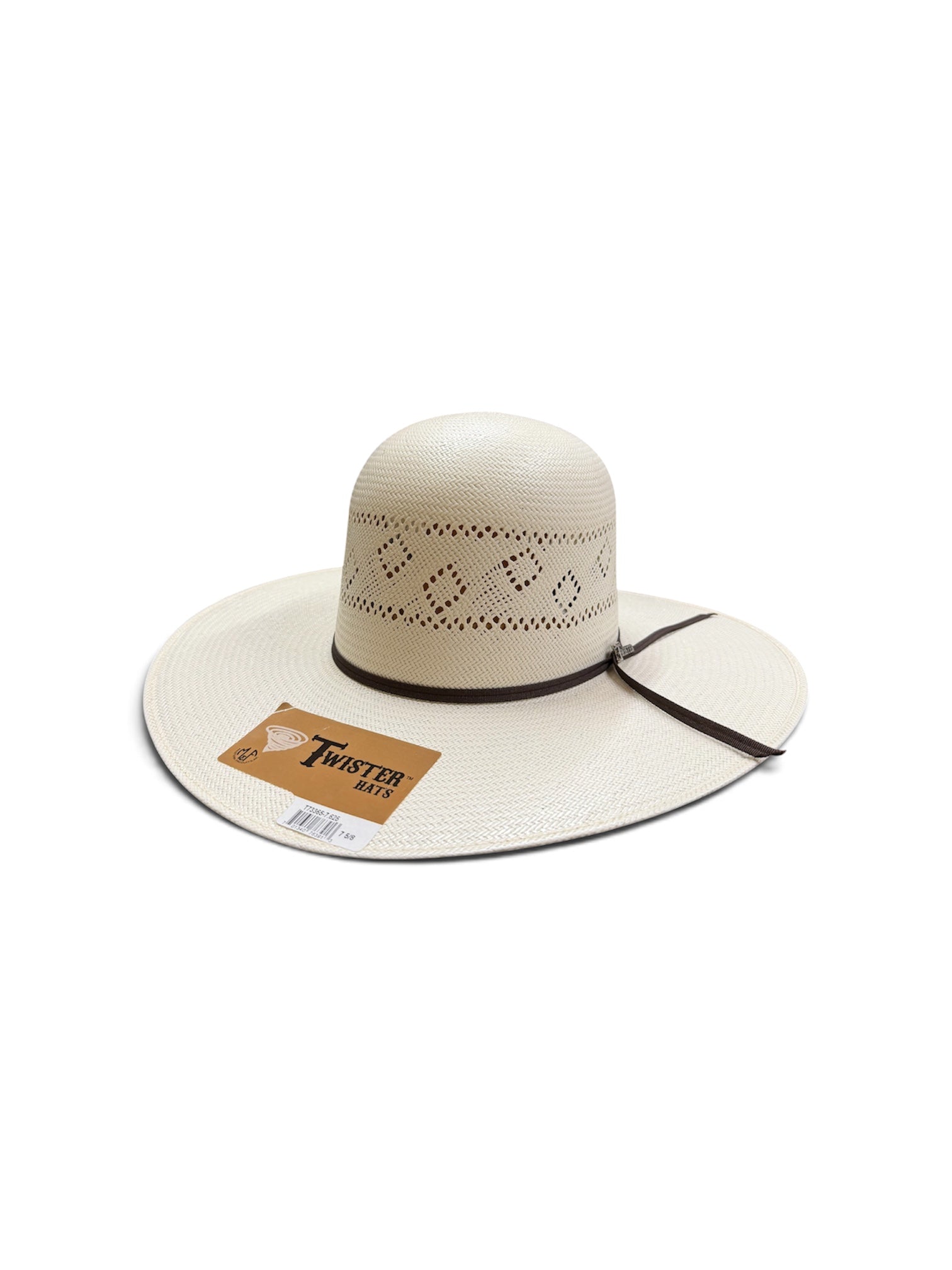 TWISTER 30X SHANTUNG STRAW HAT - T73365