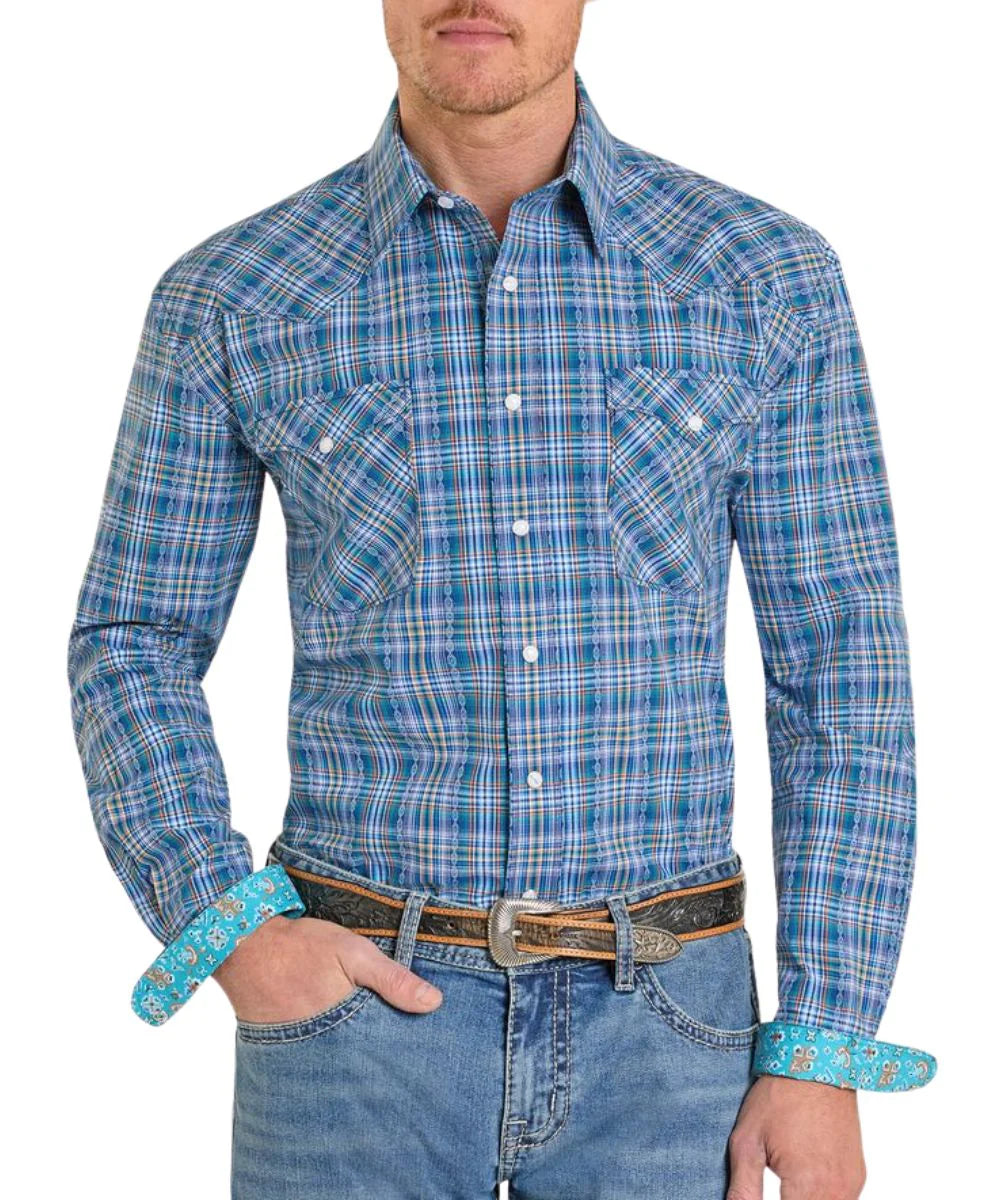 Panhandle Slim Men's Rough Stock Snap Shirt - RMN2S08261