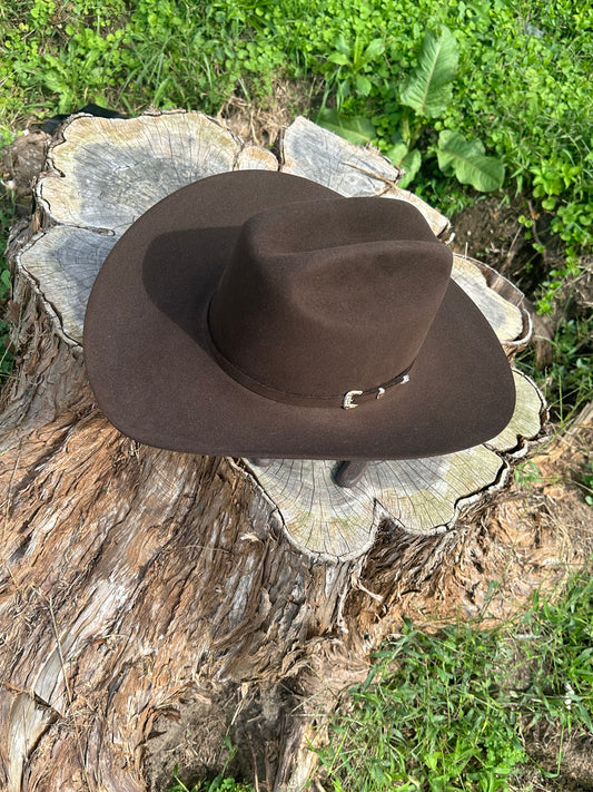 STETSON “EL PATRON” 30X MO MOCHA FUR FELT COWBOY HAT