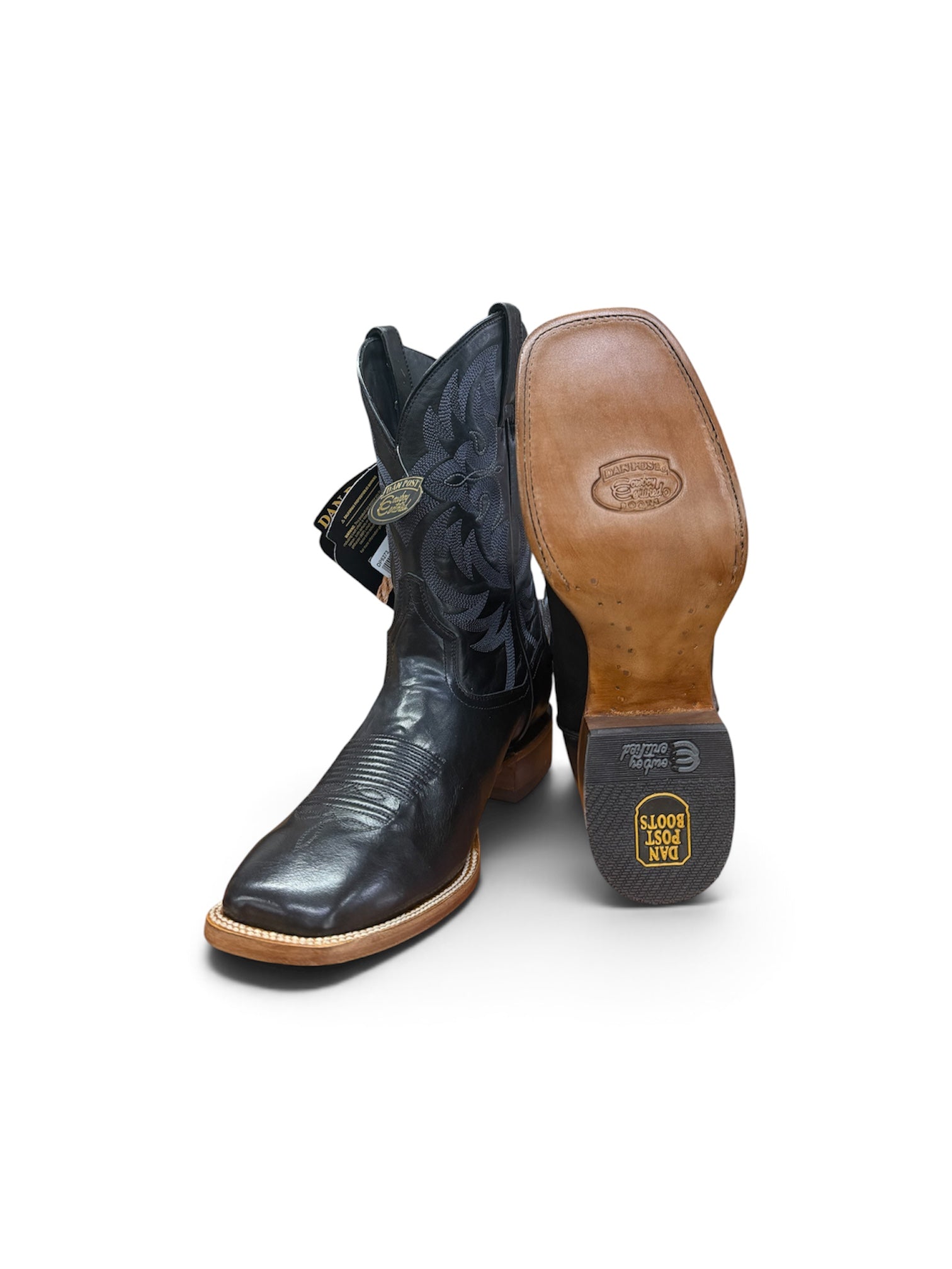 DAN POST - SONARA BLACK SQUARE TOE MENS BOOT DP5273